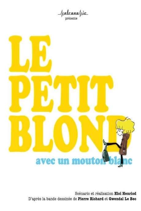 The Little Blond Boy with a White Sheep